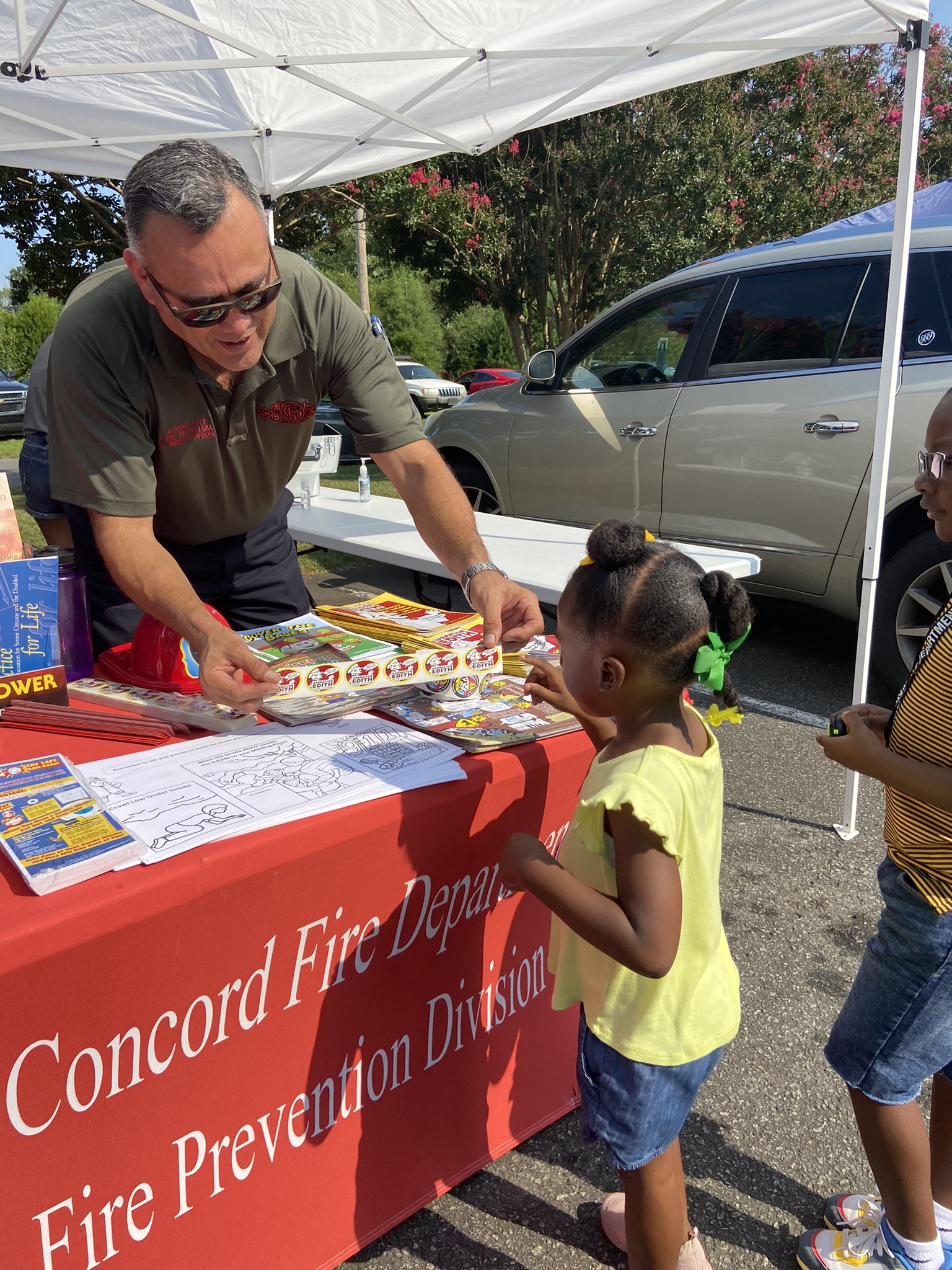 Concord Fire Prevention Booth